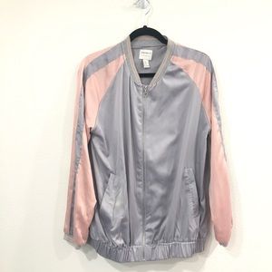 Satin Bomber Jacket